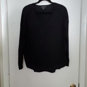 Trouve 'Everyday' V Neck Sweater blk S